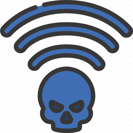 Wifi, hacker, illegal, hack, signal, connection icon - Download on Iconfinder