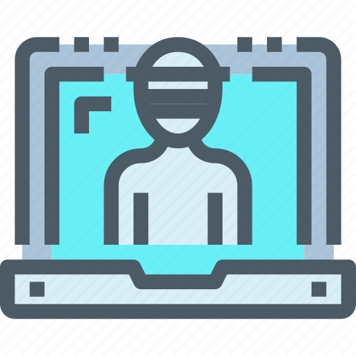 Computer, crime, hacker, laptop, people, secure, security icon - Download on Iconfinder