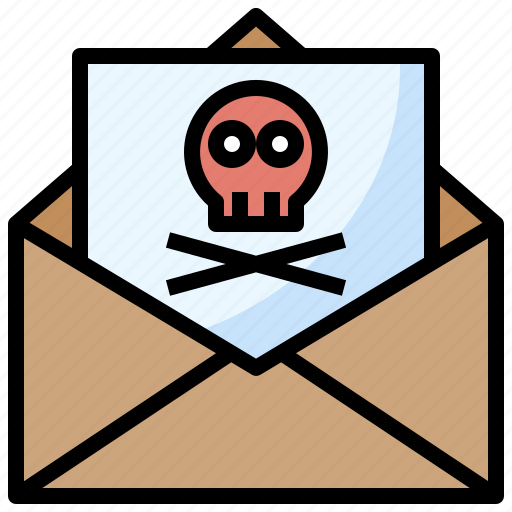 Email, mail, skull, spam, virus icon - Download on Iconfinder