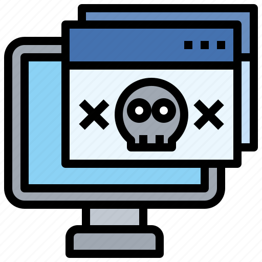 Bug, computer, hack, skull, virus icon - Download on Iconfinder