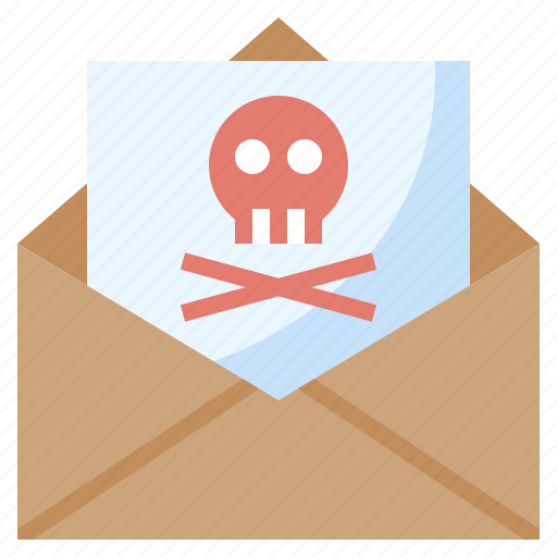 Email, mail, skull, spam, virus icon - Download on Iconfinder