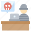 avatar, computer, hacker, people, security 