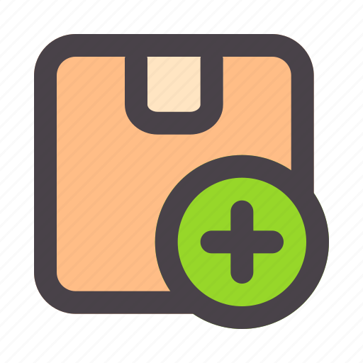 Product, add, box, cardboard, delivery icon - Download on Iconfinder