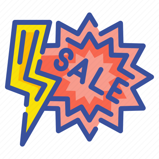 Sale, cyber, promotion, discount, flash, thunder, monday icon - Download on Iconfinder
