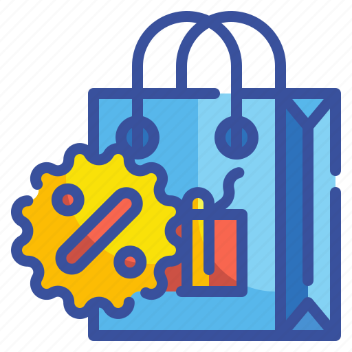 Sale, ecommerce, shopping, discount, bag, percentage, giftbox icon - Download on Iconfinder