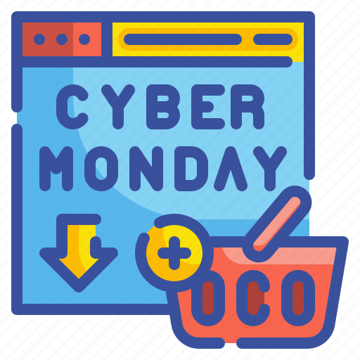 Cyber, shopping, online, purchase, website, cart, monday icon - Download on Iconfinder