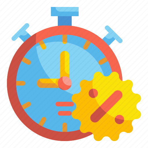 Sale, clock, shopping, deal, discount, percentage, time icon - Download on Iconfinder