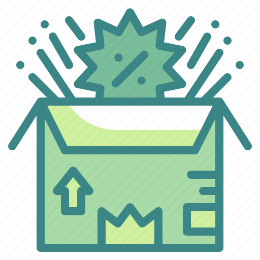 Cardboard, delivery, open, package, percentage, box, product icon - Download on Iconfinder