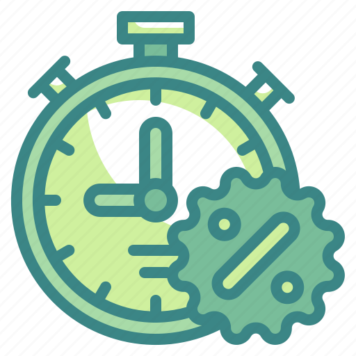 Clock, deal, time, discount, percentage, sale, shopping icon - Download on Iconfinder