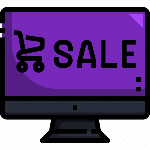 Computer, monday, monitor, shopping, sale, cyber icon - Download on Iconfinder