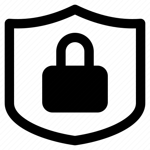 Shield, padlock, cyber, security, protection icon - Download on Iconfinder