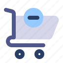 remove, cart, market, trolley, store