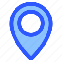 pin, location, map, navigation, place