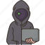 hacker, criminal, cybercrime, attack, digital 