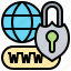 encryption, internet, locked, security, website 