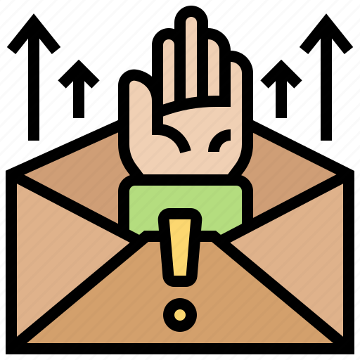 Email, fake, junk, letter, spam icon - Download on Iconfinder