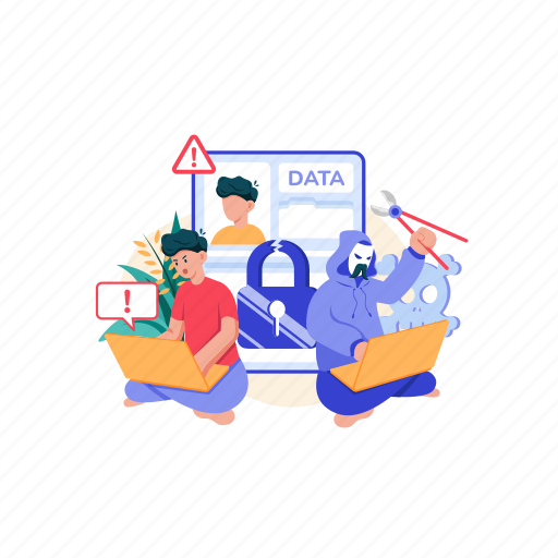 Computer, security, technology, cyber, system, data, adware illustration - Download on Iconfinder