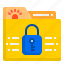 folder, protection, file, document, lock 