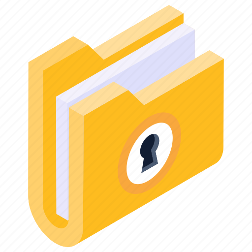 Protected folder, secure folder, locked folder, encrypted folder, confidential folder icon - Download on Iconfinder