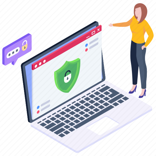 Web protection, web safety, data safety, cybersecurity, website safety icon - Download on Iconfinder