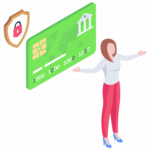 Banking protection, secure payment, secure card, credit card protection, card safety icon - Download on Iconfinder