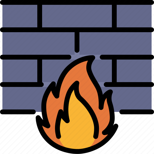Firewall, network, data, security, internet, system, technology icon - Download on Iconfinder