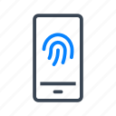 fingerprint, identification, smartphone, mobile, phone, cellphone, biometric