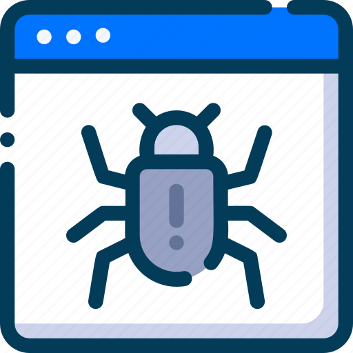 Cyber, security, virus, bug, website, insect icon - Download on Iconfinder