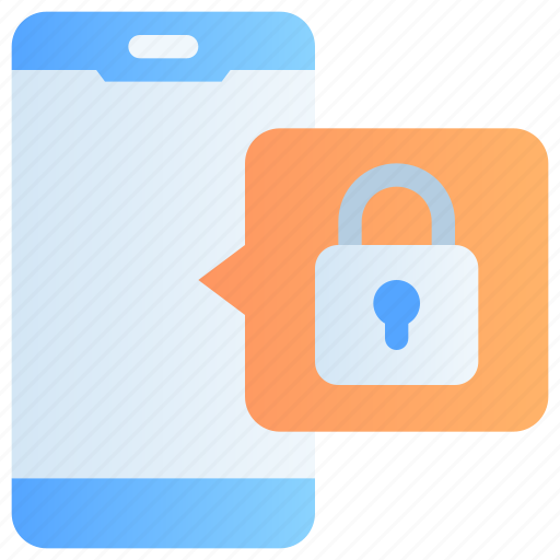 Cyber, security, lock smartphone, password, access, protection icon - Download on Iconfinder