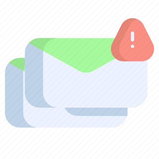 Warning, mail, email, alert, spam, virus, safety icon - Download on Iconfinder