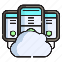 cloud, database, server, storage, internet, connection, computing, data, cyber security