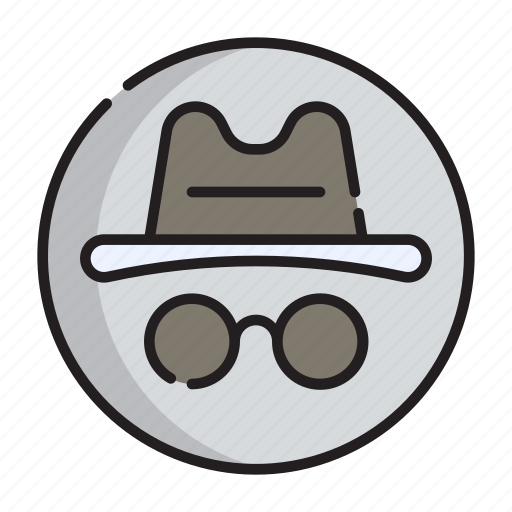 Incognito, anonymous, person, unknown, detective, secret, spy icon - Download on Iconfinder