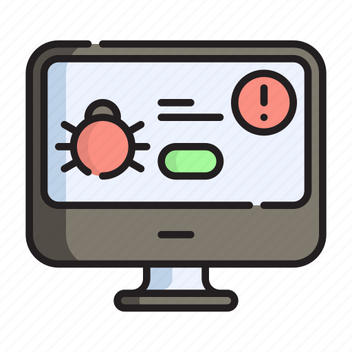Security, virus, computer, warning, alert, danger, malware icon - Download on Iconfinder