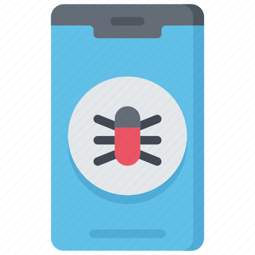 Cyber, iphone, malware, phone, security icon - Download on Iconfinder