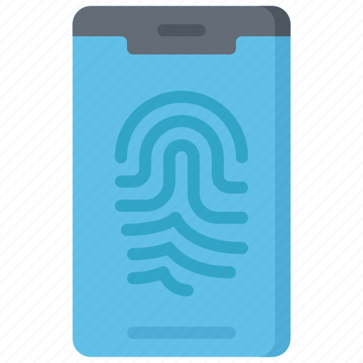 Cyber, mobile, online, print, security, thumb icon - Download on Iconfinder