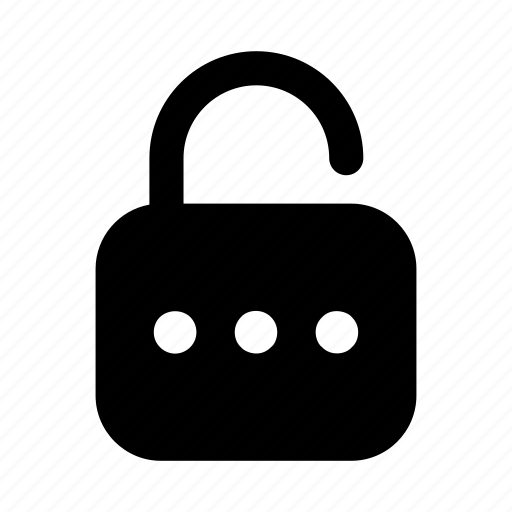 Password, lock, password lock, padlock, encryption, secure lock, digital lock icon - Download on Iconfinder