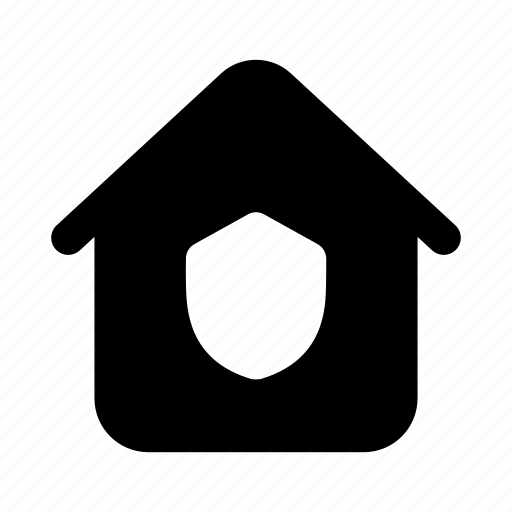 Safe, home, house protection, house shield, safe home, real estate safety, property protection icon - Download on Iconfinder