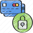 card, credit, cyber, lock, payment, security