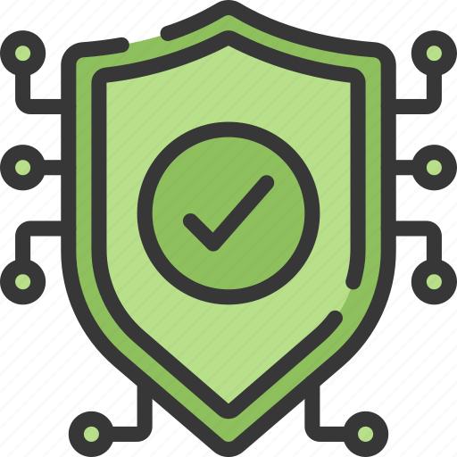 Cyber, online, secure, security, shield icon - Download on Iconfinder