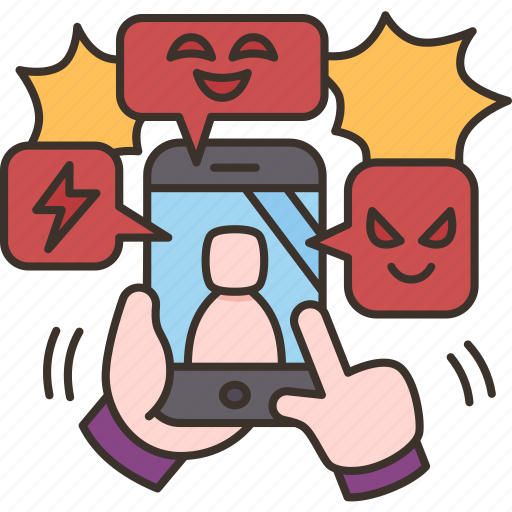 Exacerbate, hate, bully, cyber, online icon - Download on Iconfinder