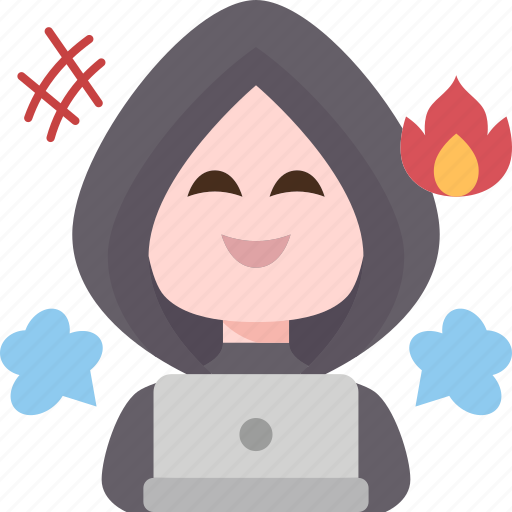 Flaming, trolling, cyberbullying, hate, crime icon - Download on Iconfinder