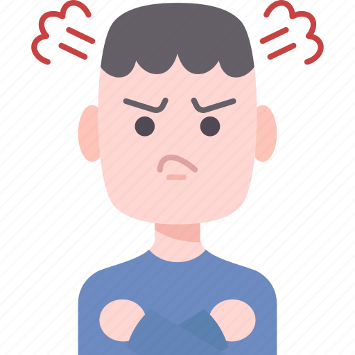 Frustrate, angry, stress, irritated, expression icon - Download on Iconfinder