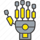 robot, hand