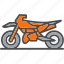 bike, motorbike, motorcycle, motorist, rider 