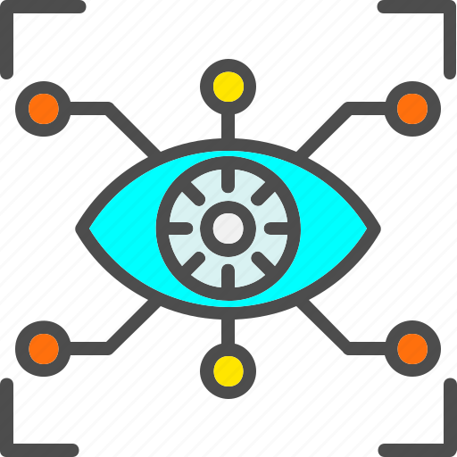 Cyber, eye, infrastructure, monitoring, surveillance icon - Download on Iconfinder