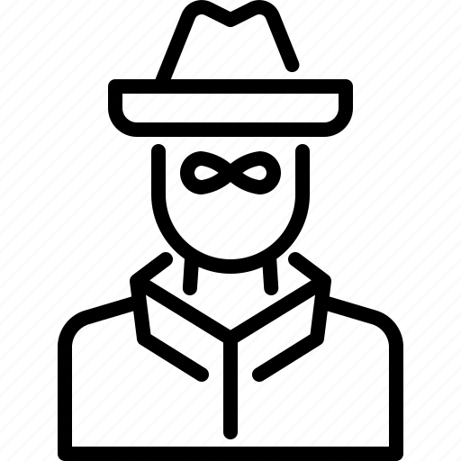 Avatar, hat, mafia, criminal, anonymous icon - Download on Iconfinder