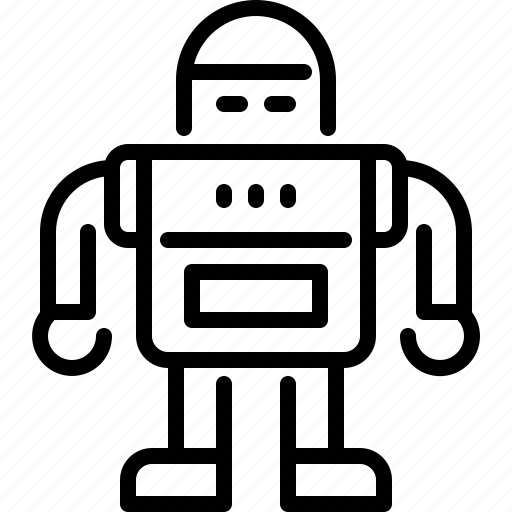 Robot, robotic, technology, human, vintage icon - Download on Iconfinder