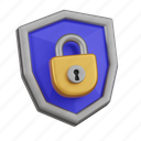 padlock, shield, lock, key, security