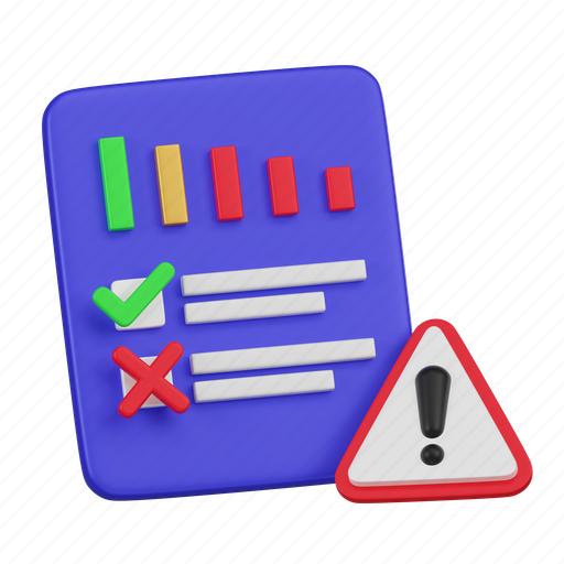 Security, risk, management, checklist, warning icon - Download on Iconfinder