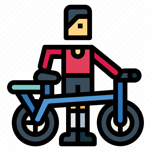 Bicycle, bike, biking, man, ride icon - Download on Iconfinder
